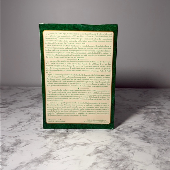 Elegant Red Glass Holiday Ornaments Set of 6 - Picture 4 of 9